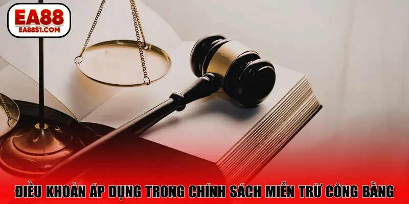 Điều khoản áp dụng trong chính sách miễn trừ công bằng