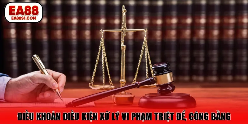 Điều khoản điều kiện xử lý vi phạm triệt để, công bằng