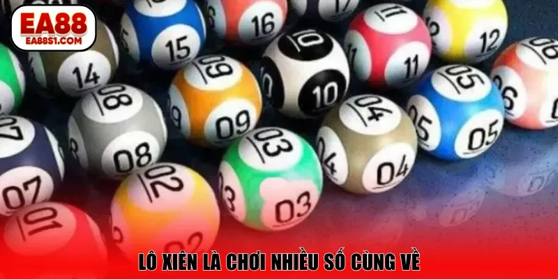 Lô xiên là chơi nhiều số cùng về