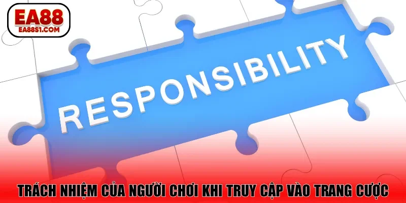 Trách nhiệm của người chơi khi truy cập vào trang cược